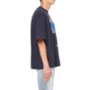 Balenciaga Speed Hunters til mænd, sort, blå stribe, korte ærmer, grå, 541875TCV381055