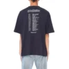 Balenciaga Speed Hunters til mænd, sort, blå stribe, korte ærmer, grå, 541875TCV381055