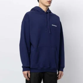 Balenciaga SS21 Alphabet Printing Classic Blue til mænd 600583TIV843967