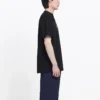 Balenciaga SS21 B-alfabet-logo mønster kortærmet sort til mænd 570803TFV761000