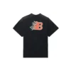 Balenciaga SS21 Flame Retro kortærmet T-shirt til mænd, sort, 656978TKV701076