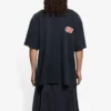 Balenciaga SS21 Flame Retro kortærmet T-shirt til mænd, sort, 656978TKV701076