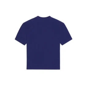 Balenciaga SS21 herre-T-shirt med logo-tryk i alfabetmønster, korte ærmer, blå, 612966TIV545400