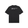 Balenciaga SS21 kortærmet T-shirt med broderet logo til mænd, sort, 641675TKV861070