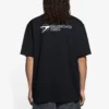 Balenciaga SS21 kortærmet T-shirt med broderet logo til mænd, sort, 641675TKV861070