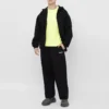 Balenciaga SS21 langærmet jakke med lynlås til mænd, sort, 641659TIV551070