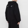 Balenciaga SS21 langærmet jakke med lynlås til mænd, sort, 641659TIV551070