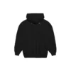 Balenciaga SS21 langærmet T-shirt til mænd med alfabet-print, sort 570811TJVL61070