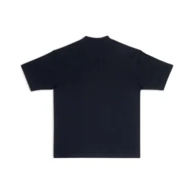 Balenciaga SS21 Logo-print, kortærmet, sort, til mænd 612966TIV541070