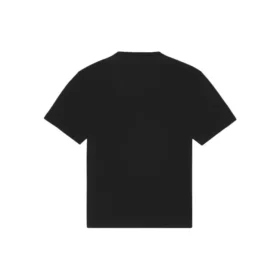 Balenciaga SS21 mønsterprintet T-shirt med rund hals og korte ærmer til mænd, sort, 651795TKV771070