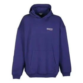 Balenciaga SS21-print til mænd, blå, 620973TIV531195