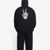 Balenciaga SS21 Printing Classic Black til mænd 651799TKVA21012