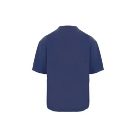 Balenciaga SS21 Retro kortærmet bluse til mænd, blå 612966TJV874866