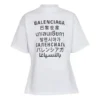 Balenciaga SS21 Word kortærmet T-shirt til mænd, hvid 641613TJVI59040