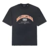 Balenciaga T-shirt, medium pasform, “Black” 612966TLVJ11074
