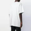 Balenciaga-T-shirt til mænd med logo-tryk, rund hals og korte ærmer, hvid 583214TFV652569