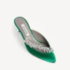 Balenciaga til kvinder | Manolo Blahnik Mules i græsgrøn