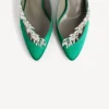 Balenciaga til kvinder | Manolo Blahnik Mules i græsgrøn