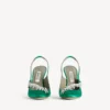 Balenciaga til kvinder | Manolo Blahnik slingback i græsgrøn