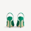 Balenciaga til kvinder | Manolo Blahnik slingback i græsgrøn