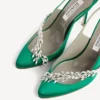 Balenciaga til kvinder | Manolo Blahnik slingback i græsgrøn