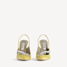 Balenciaga til kvinder | Manolo Blahnik-slingback i lime
