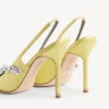 Balenciaga til kvinder | Manolo Blahnik-slingback i lime