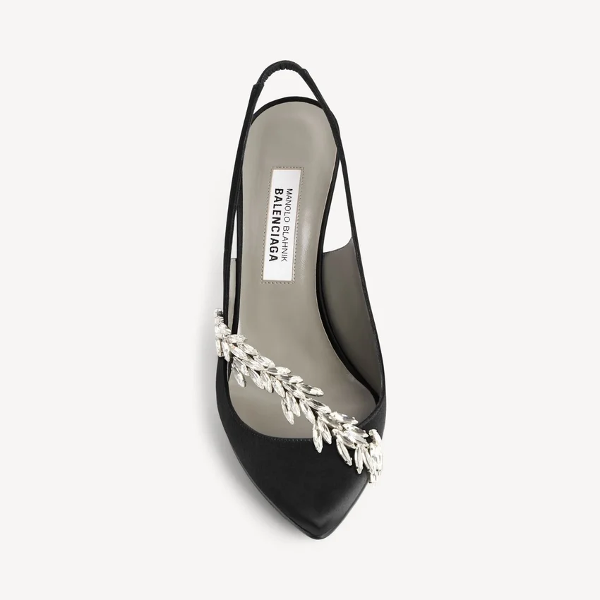 Balenciaga til kvinder | Manolo Blahnik slingback i sort Balenciaga til kvinder | Manolo Blahnik slingback i sort