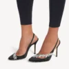 Balenciaga til kvinder | Manolo Blahnik slingback i sort Balenciaga til kvinder | Manolo Blahnik slingback i sort