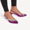 Balenciaga til kvinder | Manolo Blahnik-slingback i violet