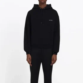 Balenciaga til mænd, hvid og sort, lille logo, sort, 556145TYK271000