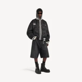 Balenciaga til mænd | NBA-samarbejds-coachjakke i sort Balenciaga til mænd | NBA-samarbejds-coachjakke i sort