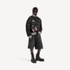 Balenciaga til mænd | NBA-samarbejdsmodel Explorer crossbody-taske i sort/hvid/vermilionrød