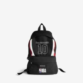 Balenciaga til mænd | NBA-samarbejdsrygsæk i sort/hvid/vermiljonrød