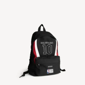 Balenciaga til mænd | NBA-samarbejdsrygsæk i sort/hvid/vermiljonrød