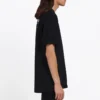 Balenciaga-trøje til mænd med print, korte ærmer, sort 570803TAV441000