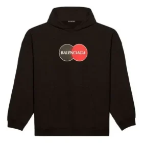 Balenciaga Uniform Plush Loose Classic Black til mænd 620973TIV801000