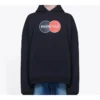 Balenciaga Uniform Plush Loose Classic Black til mænd 620973TIV801000