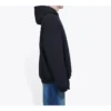 Balenciaga Uniform Plush Loose Classic Black til mænd 620973TIV801000