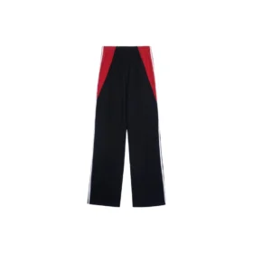 Balenciaga x adidas Baggy-sweatbukser i fleece “Black White Red” 723970TNVN56278