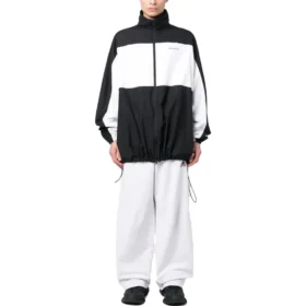 Balenciaga x adidas Baggy Sweatpants “White Black Red” 723904TNVP99065
