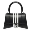 Balenciaga x adidas Hourglass lille håndtaske “Black” 593546210MA1091