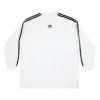 Balenciaga x adidas langærmet T-shirt i oversize-pasform “White” 728789TNVA61156