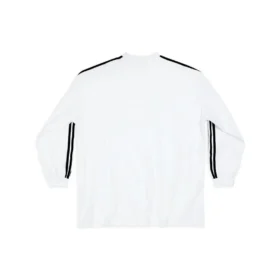 Balenciaga x adidas langærmet T-shirt i oversize-pasform “White” 728789TNVA61156