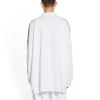 Balenciaga x adidas langærmet T-shirt i oversize-pasform “White” 728789TNVA61156