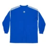 Balenciaga x adidas langærmet T-shirt, oversized “Blue” 728789TNVA65531