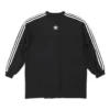 Balenciaga x adidas langærmet T-shirt, oversized, “Sort” 728789TNVA68482