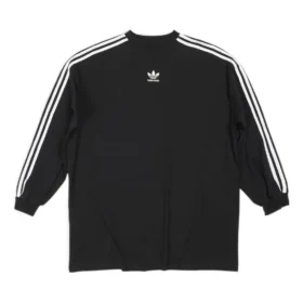 Balenciaga x adidas langærmet T-shirt, oversized, “Sort” 728789TNVA68482