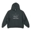 Balenciaga x adidas Logo Oversized Hættetrøje “Grøn Hvid” 712396TNVA93775