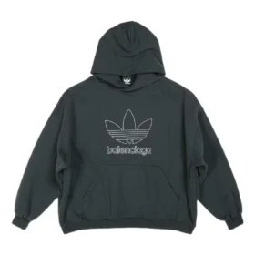 Balenciaga x adidas Logo Oversized Hættetrøje “Grøn Hvid” 712396TNVA93775